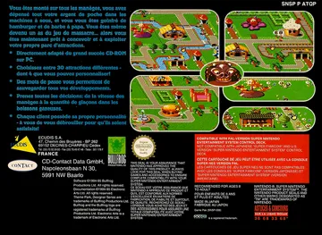 Theme Park (Europe) (En,Fr,De) box cover back